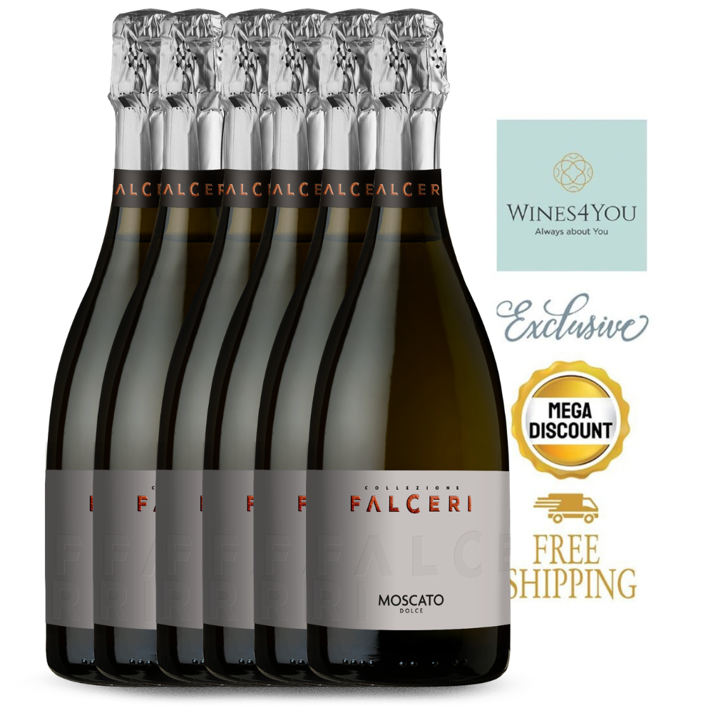 Riondo Collezione Falceri Moscato Italy Sparkling Wine 6btls Ctn Promo!